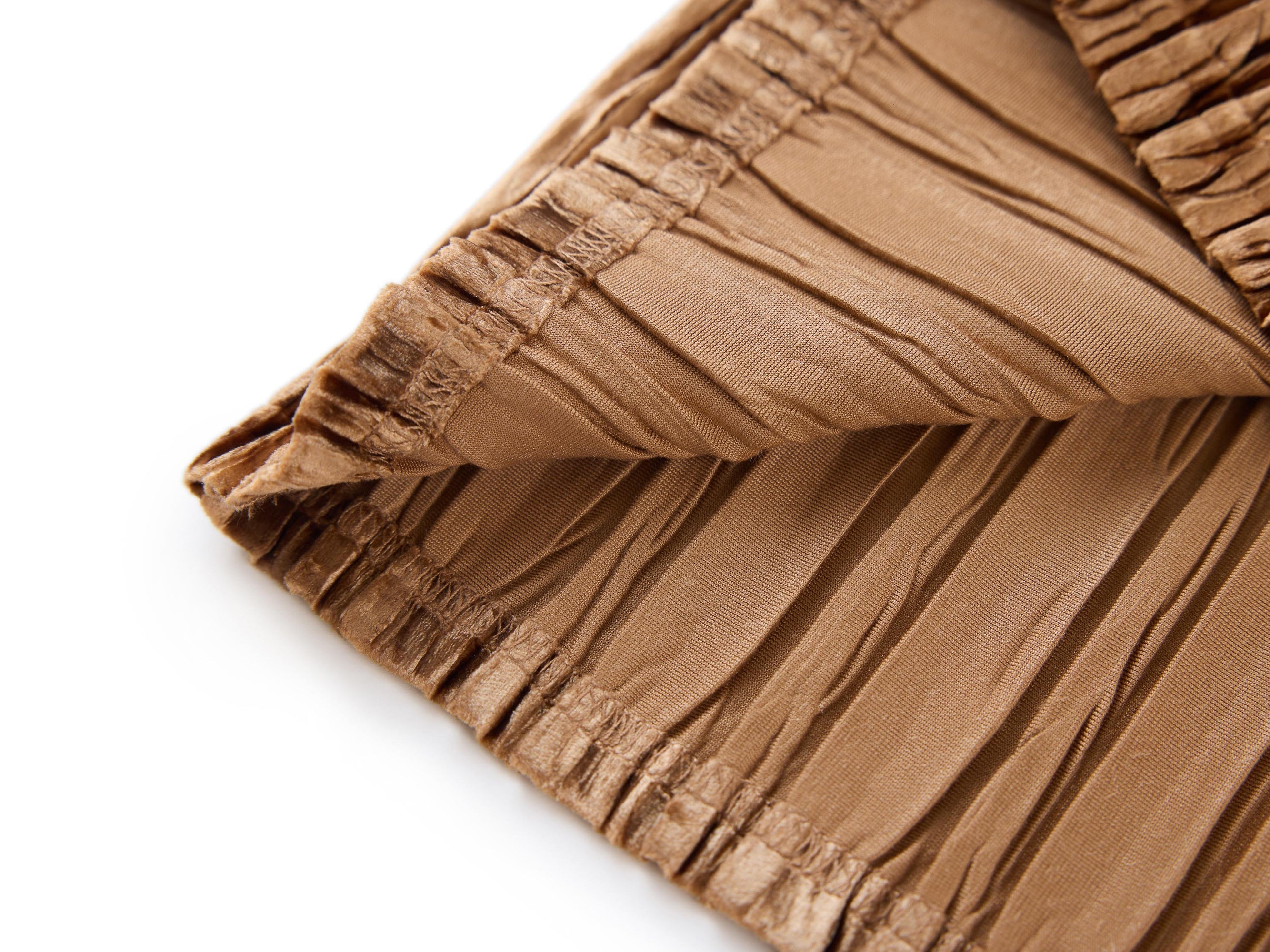 Pleated Skirt | Gold