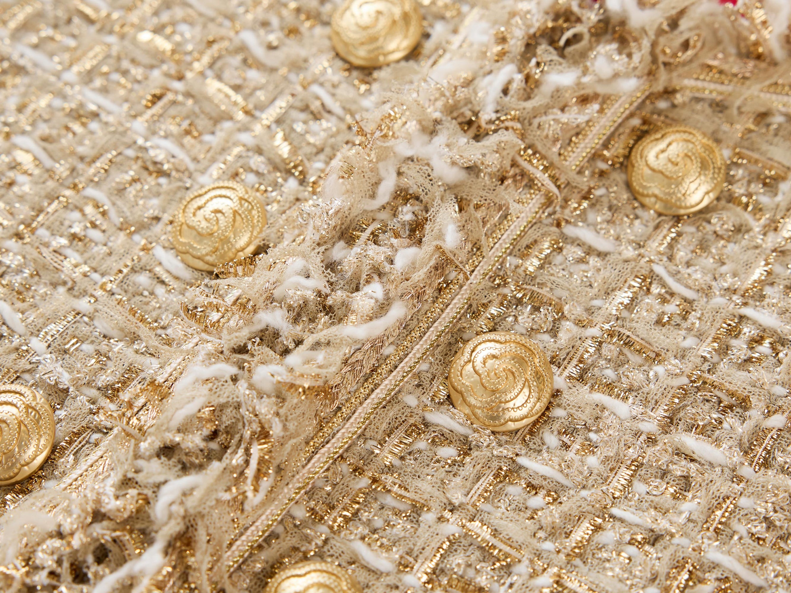 Tweed-Style Jacket | Golden