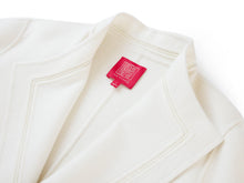 Thin-Strap Cashmere Coat | White