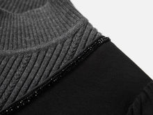 Winter Waist-Defined Dress | Black