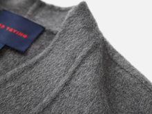 Chinese Style Cashmere Coat | Grey