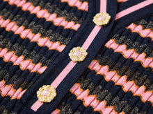 Striped Knit Dress | Pink