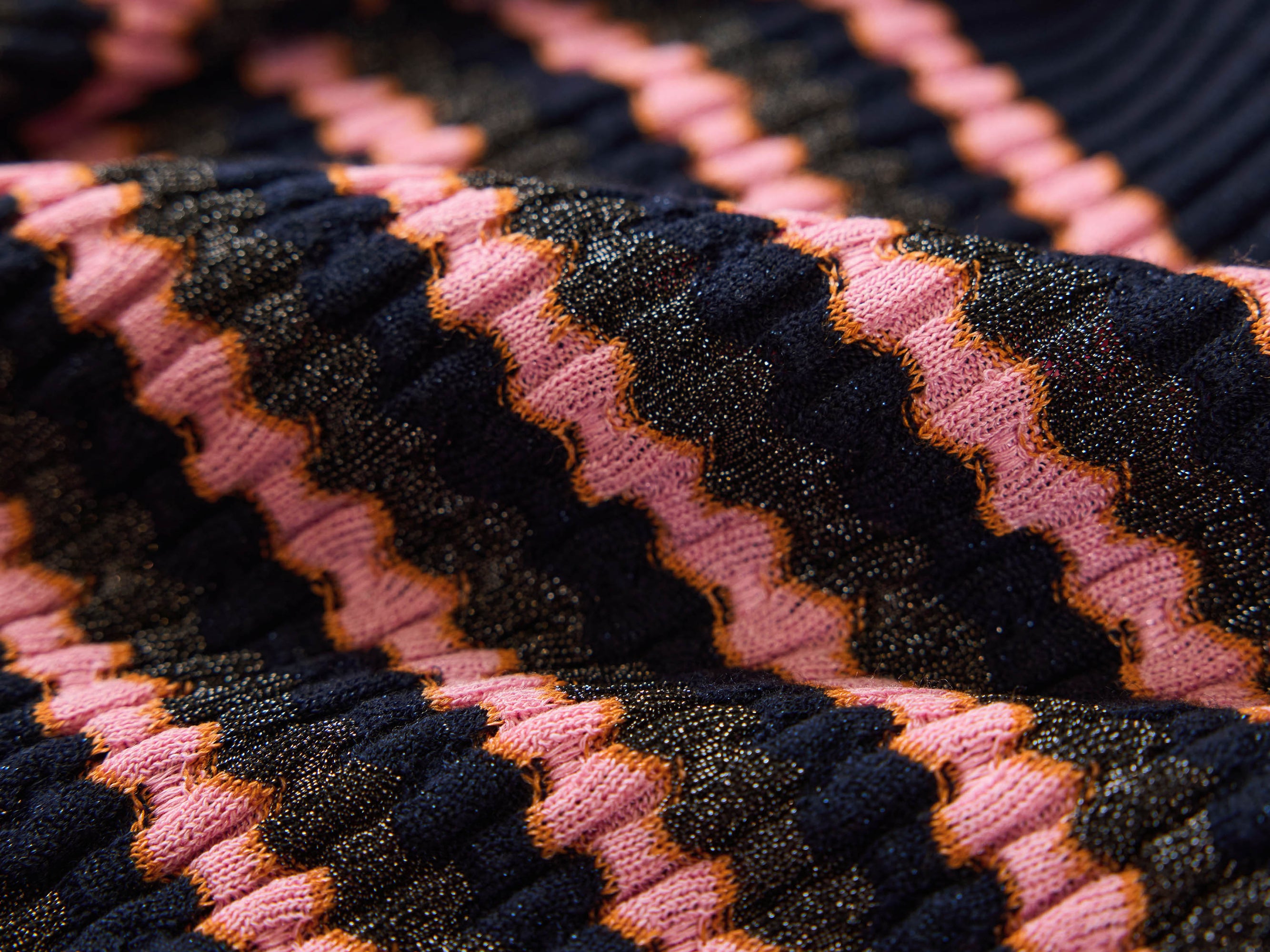 Striped Knit Dress | Pink