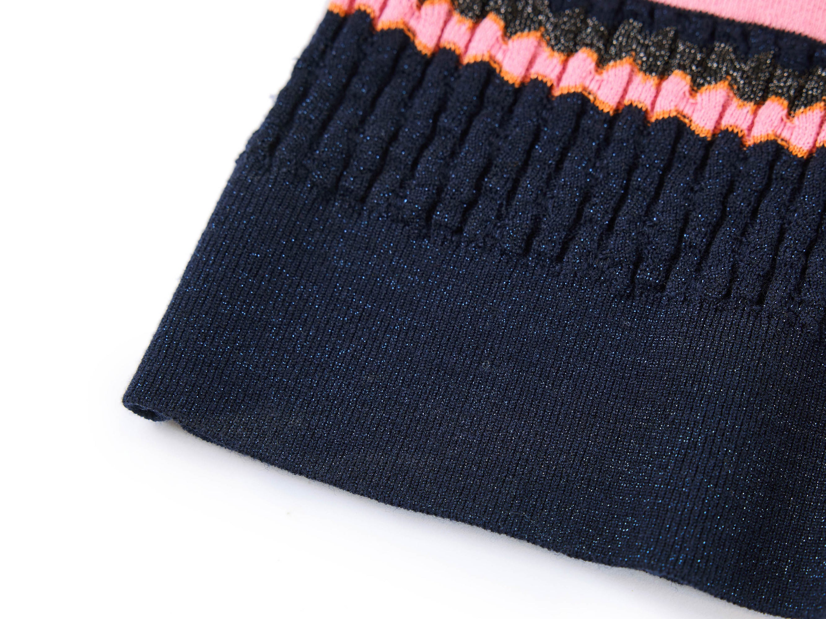 Striped Knit Cardigan | Pink