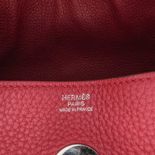 Hermes | Pre-Owned Clemence Lindy 34 | Red/Dark Red