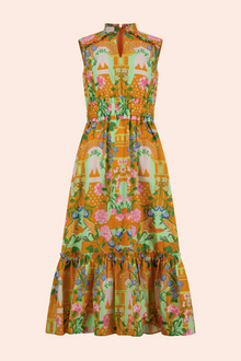 Rose Garden Cotton Smocked Dress | Marigold Multi