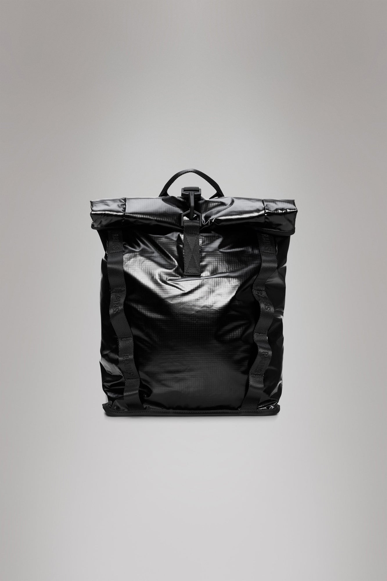 RAINS Sibu Rolltop Rucksack Mini Black 10L H39 x D10 x W27 cm Backpack