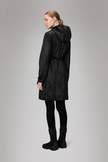 RAINS Lohja Long Insulated Curve Jacket Coal Jacket