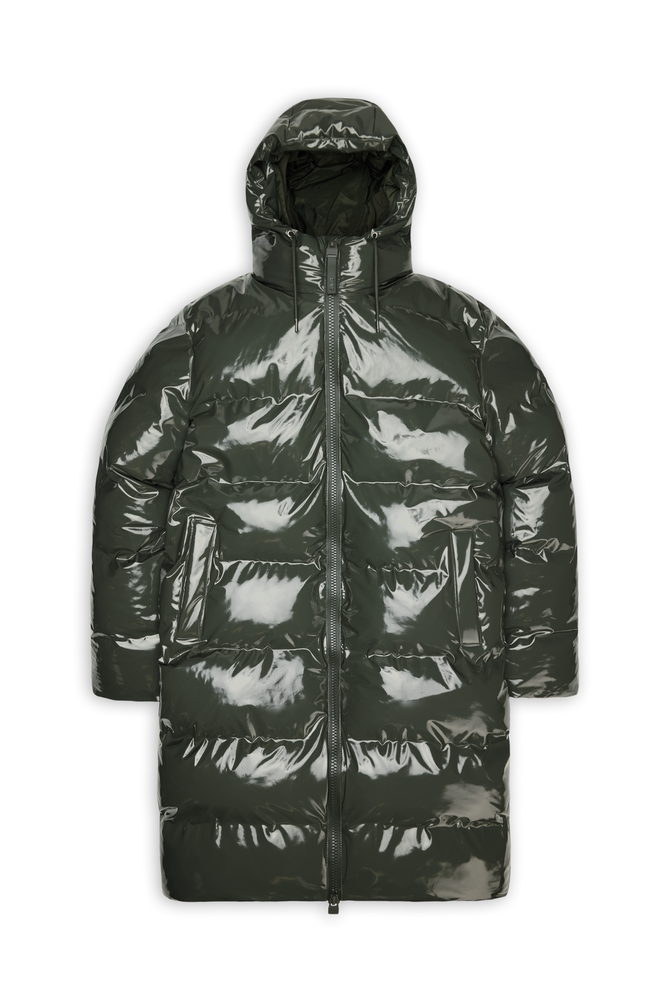 Rains Alta Longer Puffer Jacket Swamp Jacket