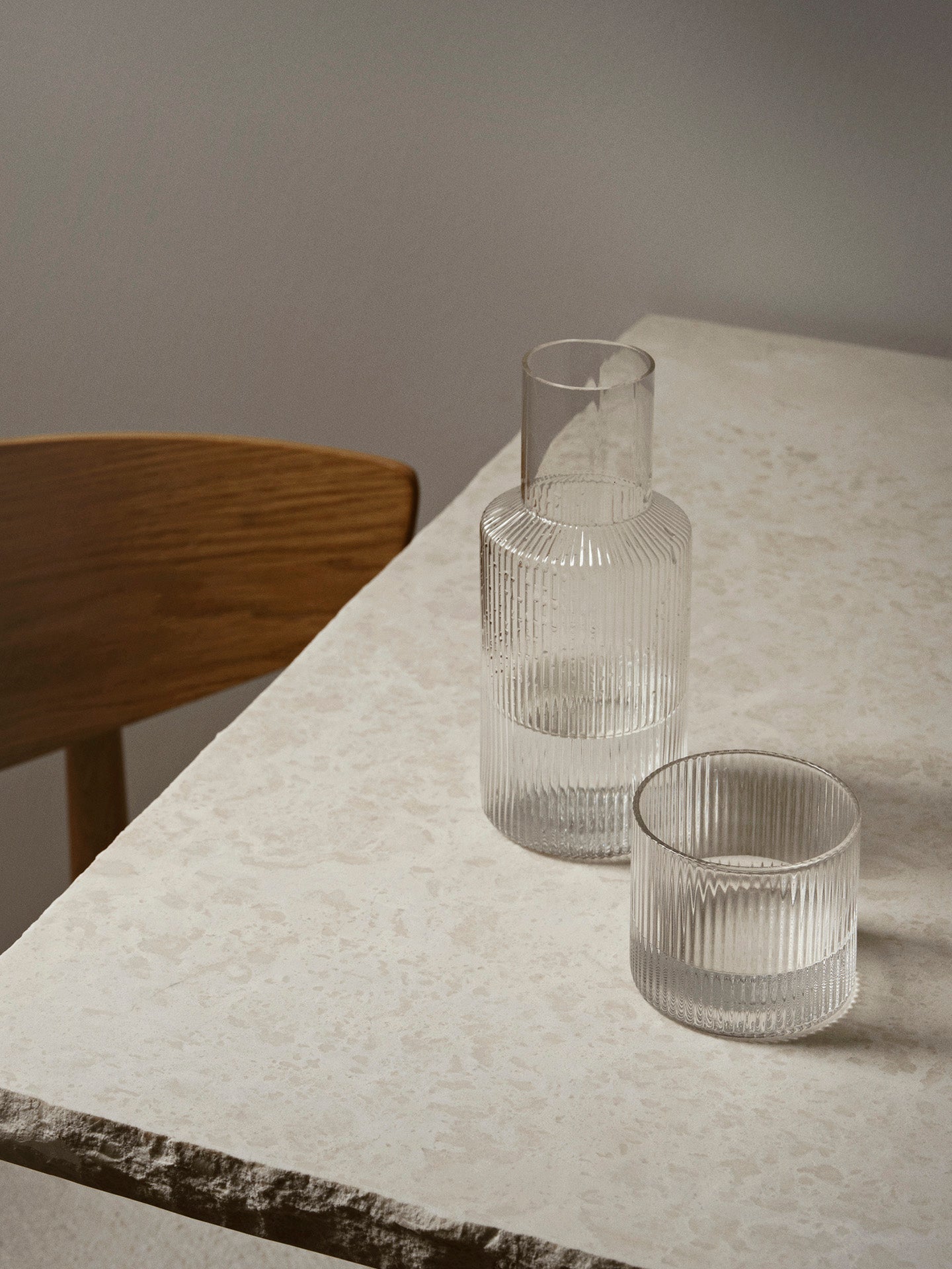 Ripple Small Carafe Set | Clear
