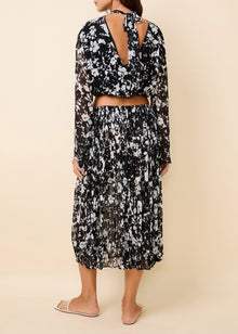 Womens | Ziva Skirt | Black & White Floral