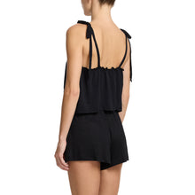 Unwind Shoulder Tie Tank | Black