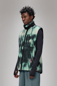 RAINS Yermo Fleece Vest Blur Vest
