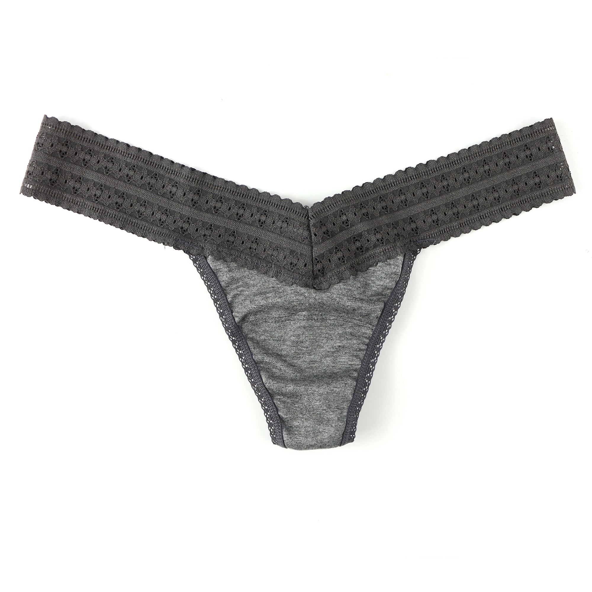 DreamEase Low Rise Thong | Heather Granite