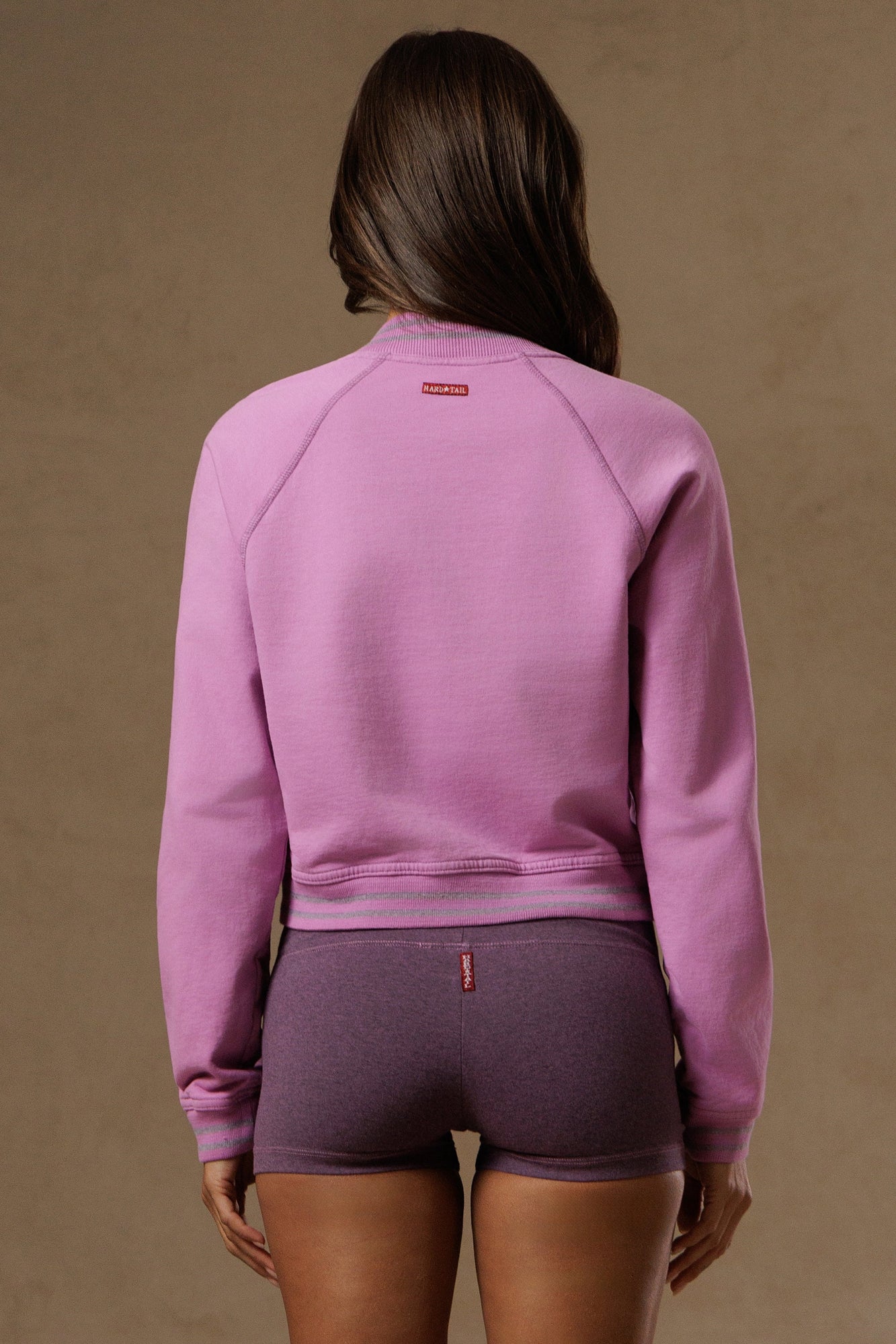 Women | Vintage Baseball Fleece Jacket | Violet