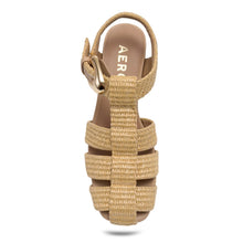 Soave Sandal Platform | Natural/Beige Bisque Basket Raffia
