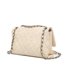 Chanel | Pre-Owned CC Quilted Calfskin Aged Shoulder Bag | White