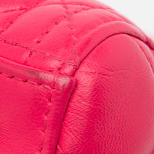 Dior | Pre-Owned Medium Lambskin Cannage Lady | Pink/Hot Pink