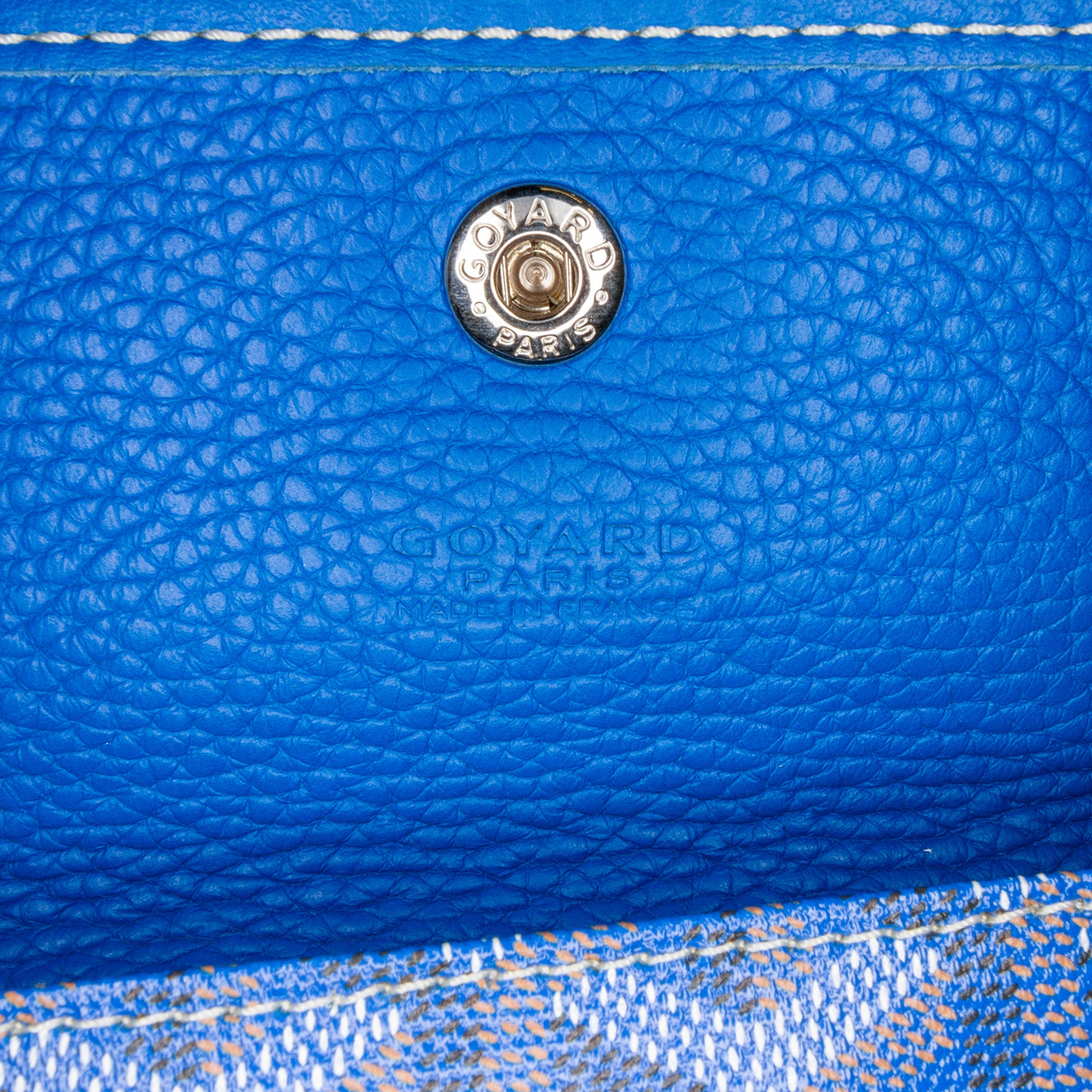 Goyard | Pre-Owned Goyardine Sac Hardy Pet Carrier PM | Blue