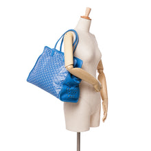 Goyard | Pre-Owned Goyardine Sac Hardy Pet Carrier PM | Blue