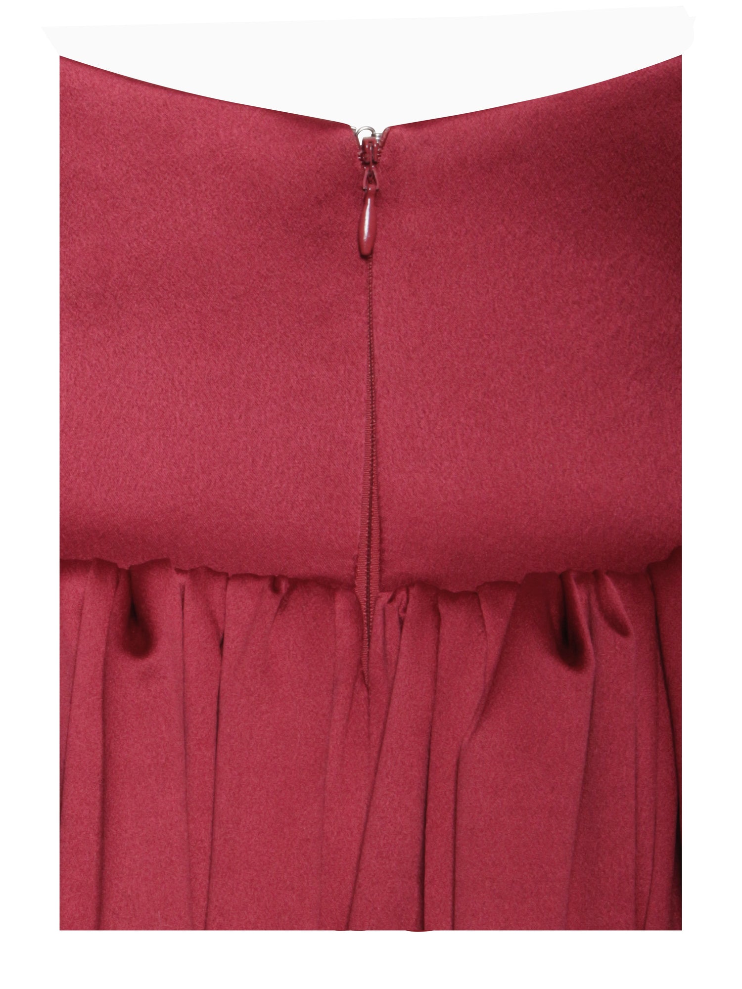 Cara Plunging Halter Backless Maxi Dress | Red
