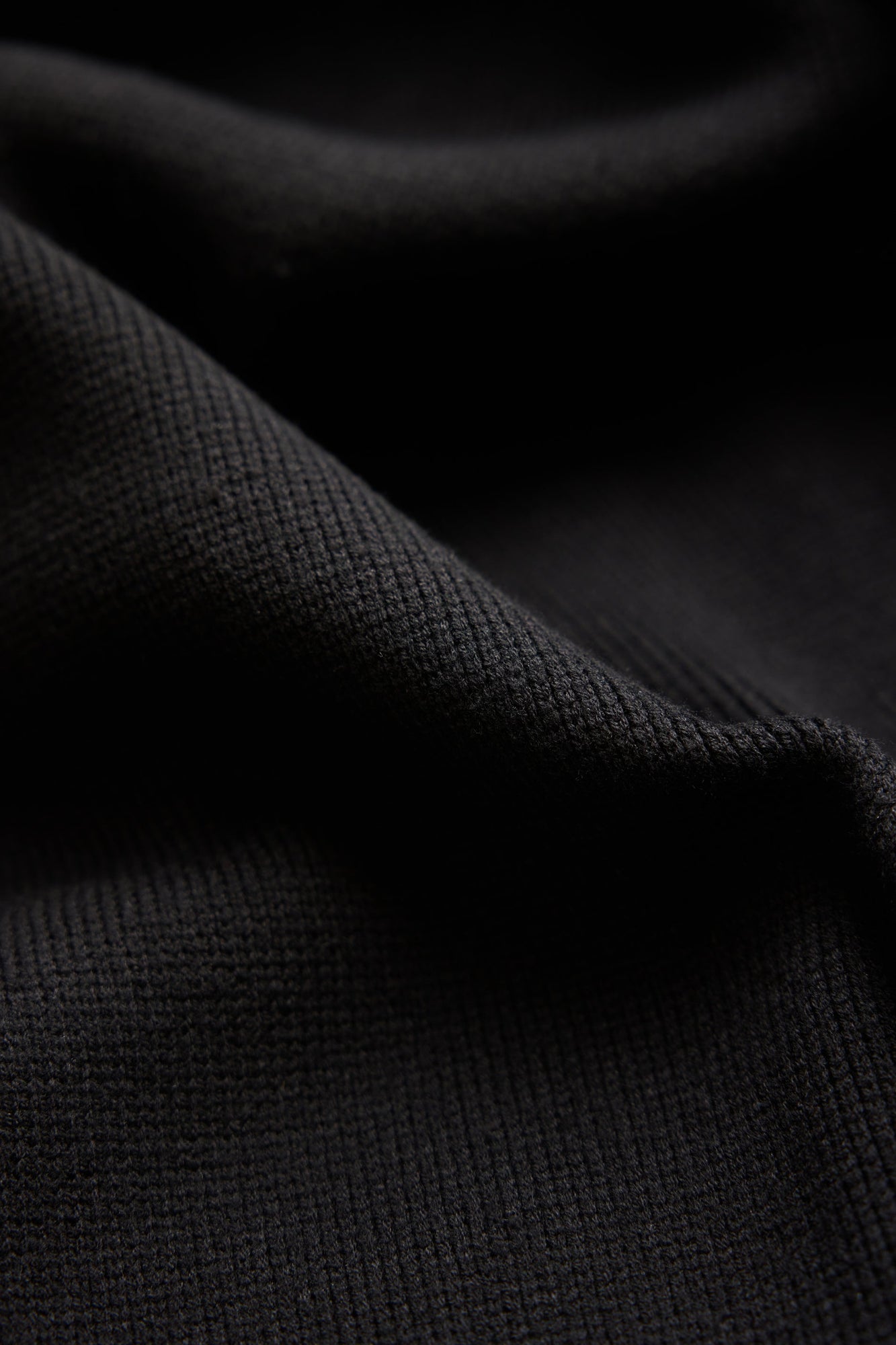 RAINS Sowa Knit Zip Cardigan Black Long Sleeve