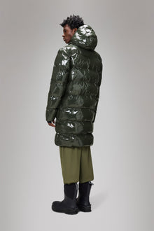 Rains Alta Longer Puffer Jacket Swamp Jacket