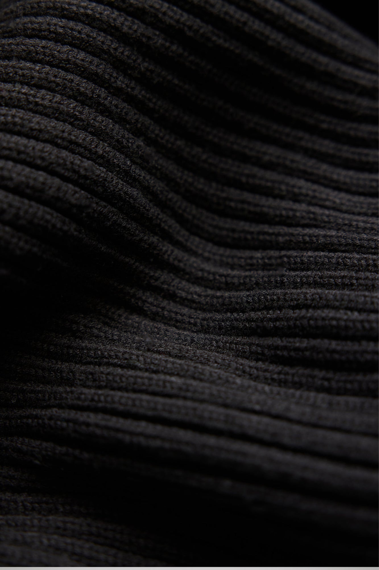 RAINS Sapa Half Zip Knit Black Long Sleeve