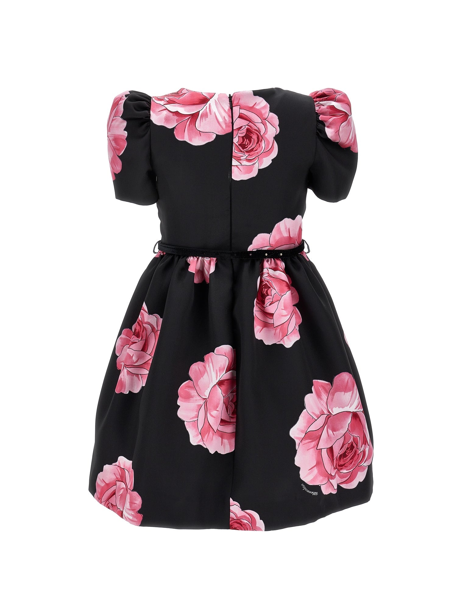 Girls | Rose Mikado Dress | Black
