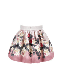 Girls | Rose Mikado Skirt | Blush Rose