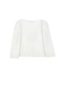 Girls | Butterfly Print T-Shirt | Cream/FairyTale