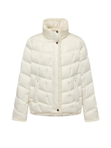 Duck Down Jacket | White