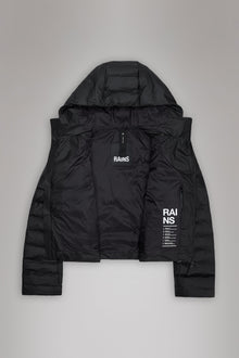 Rains Lohja Short Puffer Jacket Black Jacket