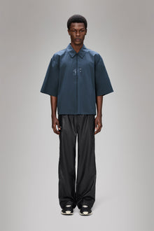 RAINS Rains x Umbro Drill Overshirt Major Blue Short Sleeve