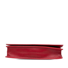Celine | Pre-Owned Leather Frame Wallet on Chain | Red