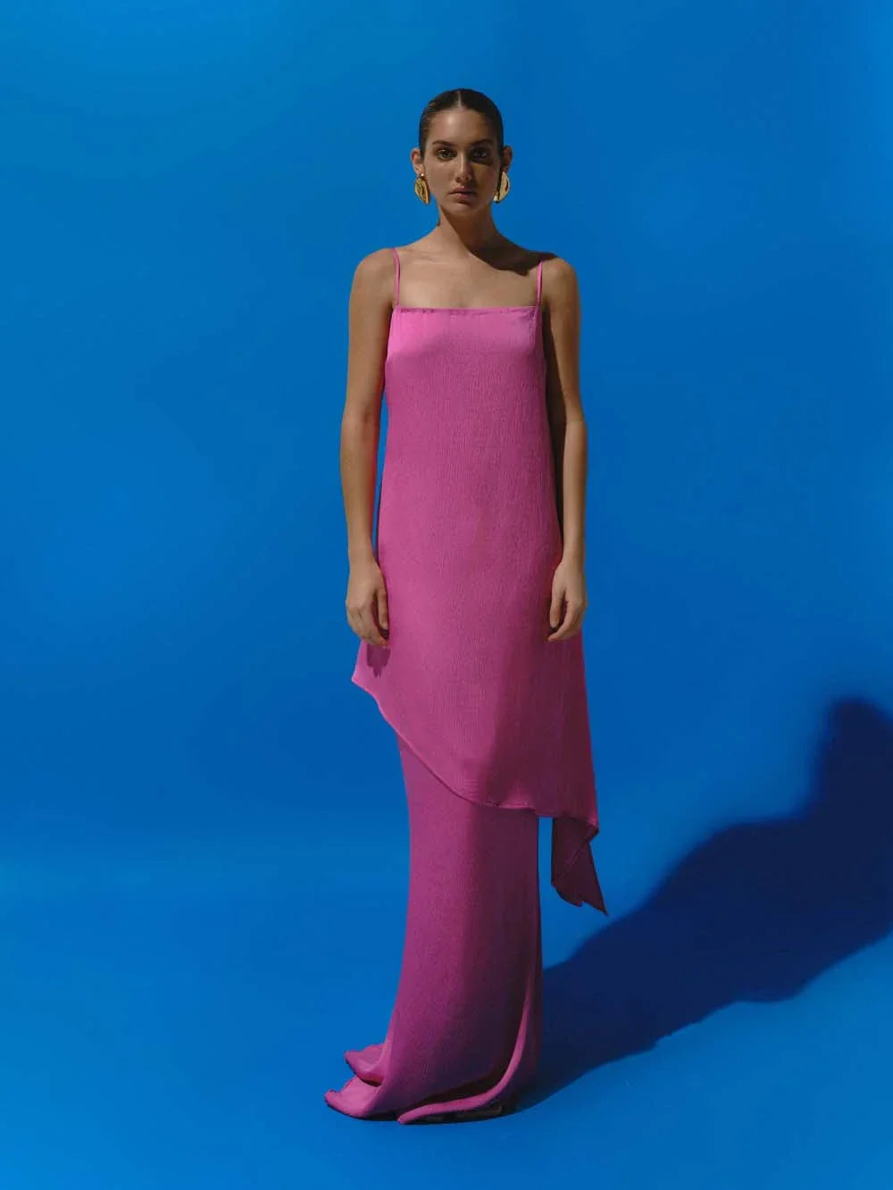 Noa Maxi Dress | Fucsia