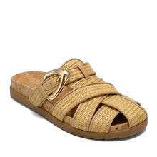 Liberty Casual Mule | Natural Basket Raffia