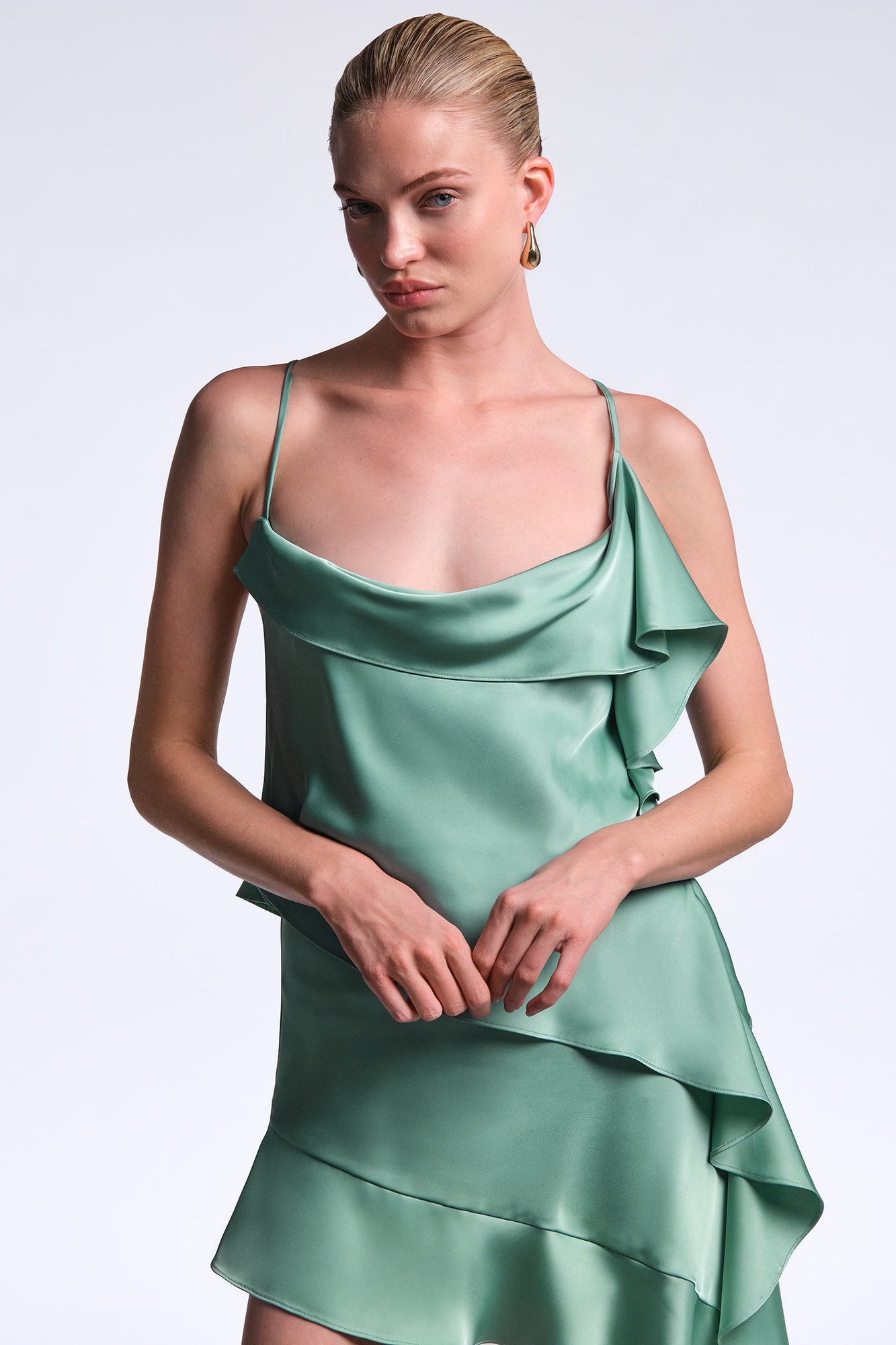 Fiona Dress | Eucalyptus