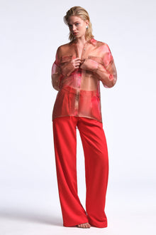 Pauline Shirt | Flame Meadow Print