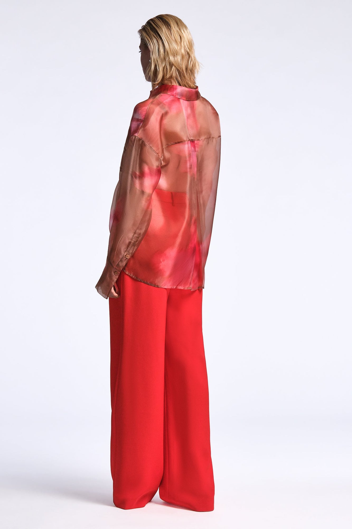 Pauline Shirt | Flame Meadow Print