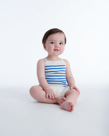 Seashell Blue Stripes//