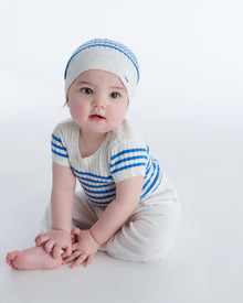 Seashell Blue Stripes//