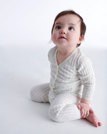 Cardigan - Ribbed | Seashell