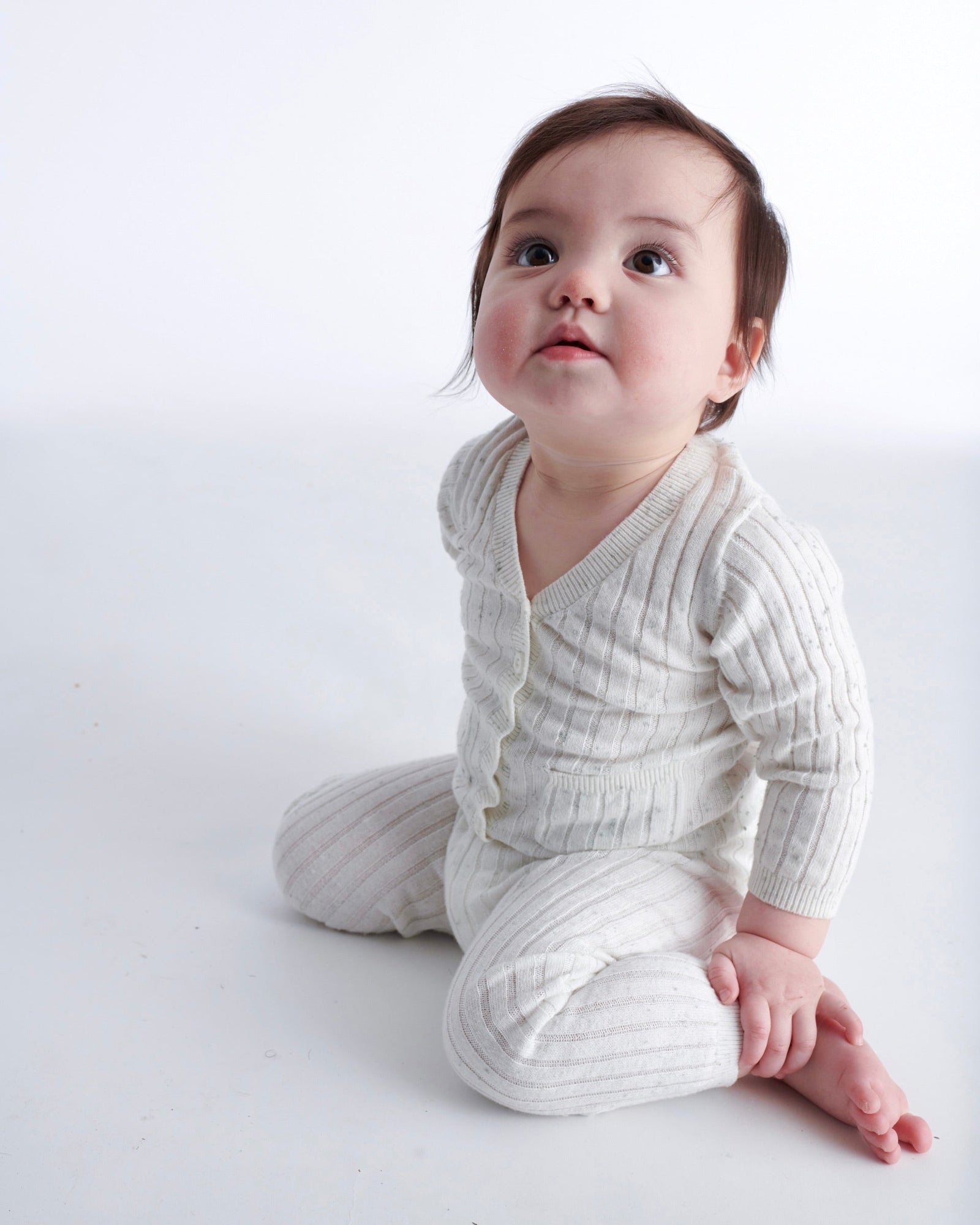Cardigan - Ribbed | Seashell