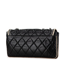 Chanel | Pre-Owned Quilted Lambskin Reissue East West Flap | BlackWhite/Ivory