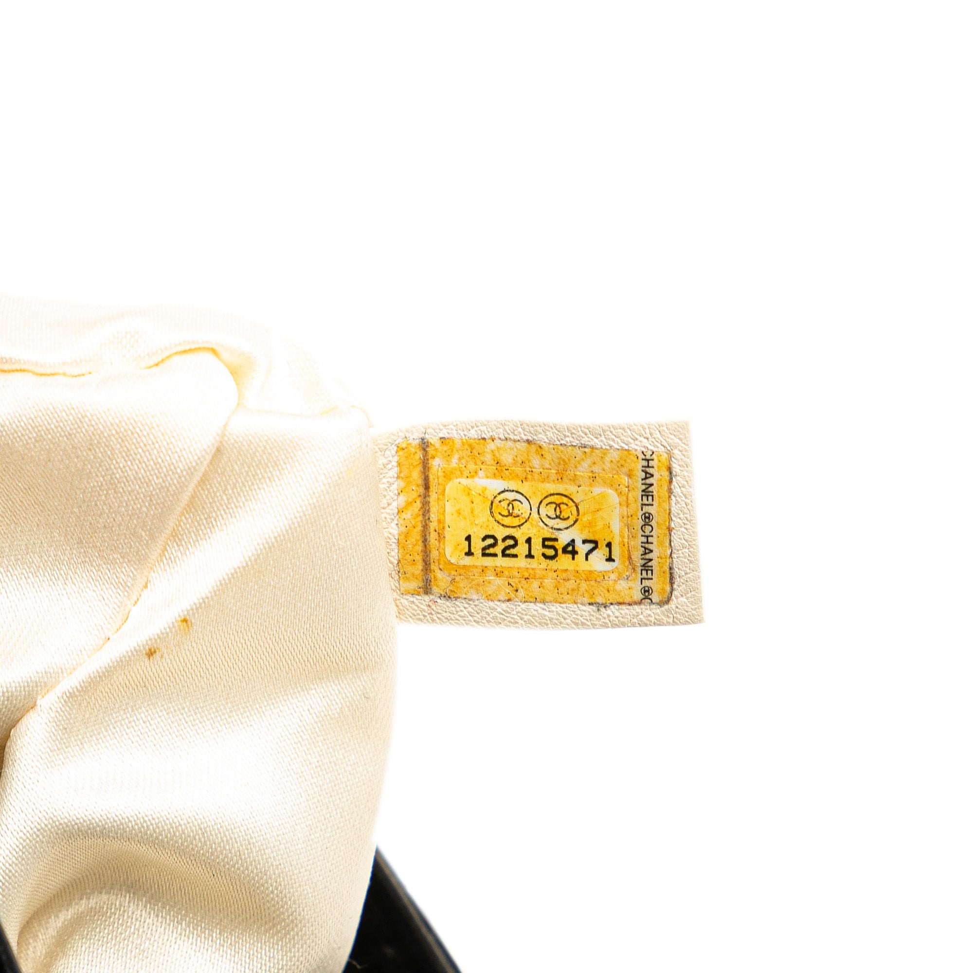 Chanel | Pre-Owned Quilted Lambskin Reissue East West Flap | BlackWhite/Ivory