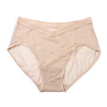 Mesh High Cut French Brief | Chai