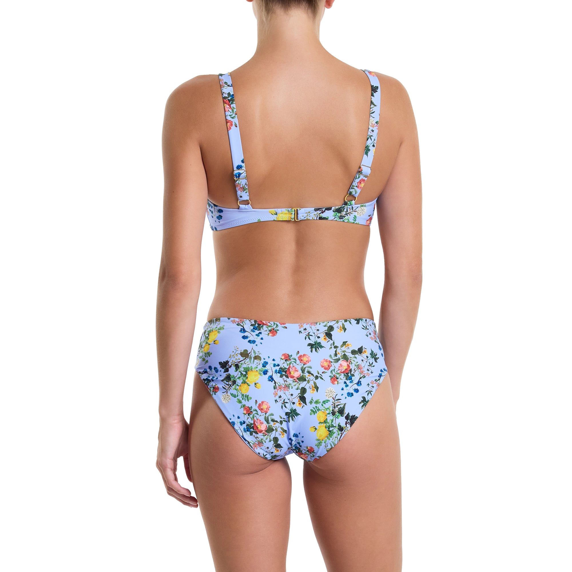 Swim V-Kini Bottom | Thankful (Blue)