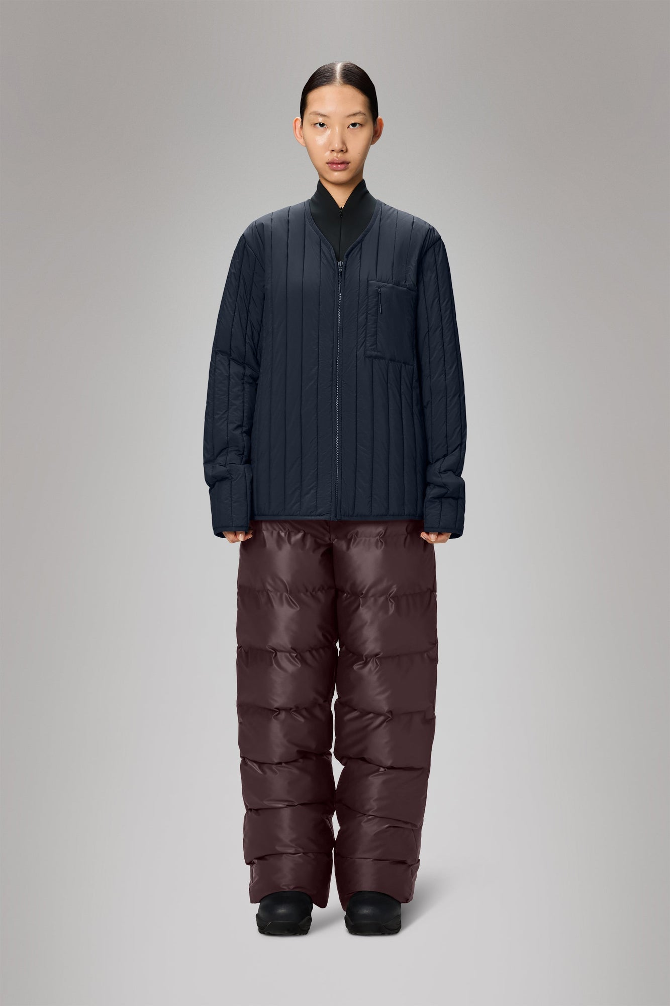 RAINS Banja Liner Jacket Navy Jacket