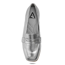 Kody Casual Loafer | Silver Faux Nappa
